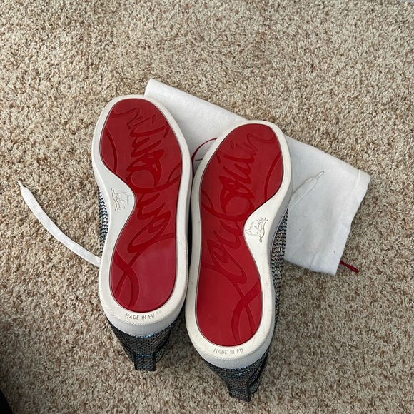 Rare Christian louboutin hightop sneakers 41.5 - Picture 10 of 14